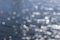 Abstract background bokeh sun light reflections on water Royalty Free Stock Photo