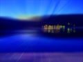 Abstract background of a sunrise on the river Royalty Free Stock Photo