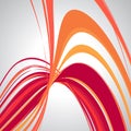 Abstract background, swirling lines, colorful vector Royalty Free Stock Photo