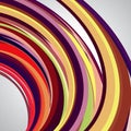 Abstract background, swirling lines, colorful vector Royalty Free Stock Photo