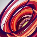 Abstract background, swirling lines, colorful vector Royalty Free Stock Photo