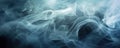 Abstract background with swirling smoke and mist, creating a mysterious and enigmatic ambiance for business-related panorama