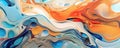 Abstract background with swirling waves and fluid forms, representing adaptability and flexibility in the world panorama