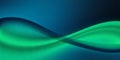 Abstract Background with Teal and Green Wave Design Royalty Free Stock Photo