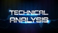 background of technical analysis trading stock market MACD indicator technical analysis graph