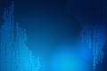 Abstract background with technology circuit board texture. Digital technology world. Royalty Free Stock Photo