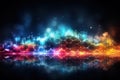 Abstract Background Technology, cloud networking, generative ai. Royalty Free Stock Photo