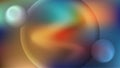 Vector Abstract Shining Circles in Blurry Colorful Gradient Background Royalty Free Stock Photo