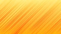 Vector Abstract Shiny Diagonal Lines or Light Speed Texture in Yellow and Orange Gradient Background Royalty Free Stock Photo