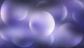 Vector Abstract Shining Circles in Blurry Purple Gradient Background