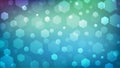 Vector Abstract Hexagons Texture in Blue and Green Gradient Background Royalty Free Stock Photo