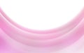 Vector Abstract Pastel Pink Blurry Waves and Curves Background Royalty Free Stock Photo