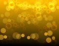 Abstract Background Texture bokeh Gold black