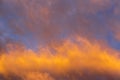 Abstract background with a texture of clouds at sunset similar t Royalty Free Stock Photo