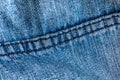 Texture of denim cloth close-up Royalty Free Stock Photo