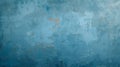Abstract background texture featuring heavily distressed peeling blue paint revealing subtle underlying layers and surface Royalty Free Stock Photo