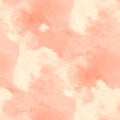 Abstract background texture featuring soft pastel peach and creamy white feathered brush strokes creating a warm seamless pattern Royalty Free Stock Photo