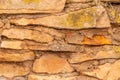 Abstract background texture of Old wall stone of a water Russian destroyed mill Royalty Free Stock Photo