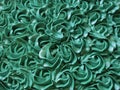 Abstract Background: Tiffany Blue Rosette Cake Icing