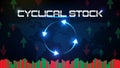 trading cyclical stock market and volume candle stick