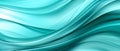 Abstract background with translucent gradient turquoise, green and blue neon colored waves. 21 to 9 aspect ratio Royalty Free Stock Photo