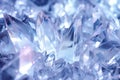 Abstract background of transparent crystals with refraction of light