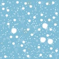 Abstract Background with transparent white bubbles on dark background Royalty Free Stock Photo