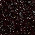 Abstract Background with transparent white bubbles on dark background Royalty Free Stock Photo