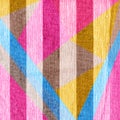 Abstract background in trendy retro 80s, 90s memphis style Royalty Free Stock Photo