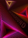 Abstract Background Triangle Shape Lines Blend Red Pink Yellow