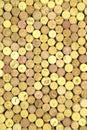 Abstract background of used red wine corks and white wine corks Royalty Free Stock Photo