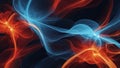 abstract background using electric blues and fiery reds 2