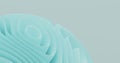 abstract background using objects on the bottom left using a fold pattern like light blue flowers Royalty Free Stock Photo