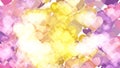 Abstract background with various multicolored hearts. Big and small.