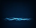 Abstract background vector electric light. Spark flash effect. Bright curved line. Neon glowing curves Royalty Free Stock Photo