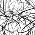 Abstract background. Vector illustration with black and gray dynamic lines on white. Royalty Free Stock Photo