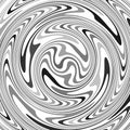 Abstract background. Vector illustration with twirled lines on white. Royalty Free Stock Photo