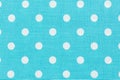 Abstract background - vintage polka dots volumetric blue pattern.