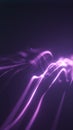 Abstract background of violet energy waves flowing in motion, creating a futuristic light trail effect Royalty Free Stock Photo