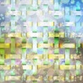 Abstract background vivid colors texture shapes and bubbles Royalty Free Stock Photo