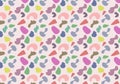 Abstract background wallpaper furniture pattern of colorful shapes