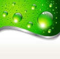 Abstract background with water drops Royalty Free Stock Photo