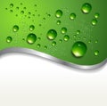 Abstract background with water drops Royalty Free Stock Photo