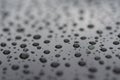 Abstract background with water drops on metal surface Royalty Free Stock Photo