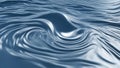 abstract background A water wave logo, showing the fluidity and the motion of water. The logo is blue and curved,