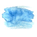 Grunge abstract background brush paint watercolor blue Royalty Free Stock Photo