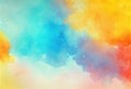 Abstract background watercolor colourful vibrant paper Texture