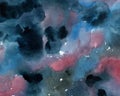 Abstract background with watercolor drips