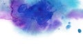 Abstract background. Watercolor splash has drawn manually blue, p