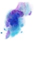 Abstract background.Watercolor splash has drawn manually blue, p